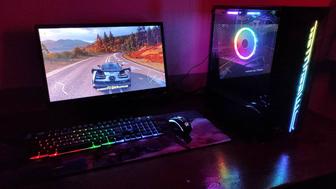 Игровой Компьютер с Монитором Полный Комплект!
Ssd 256gb, asus Rx580 4gb