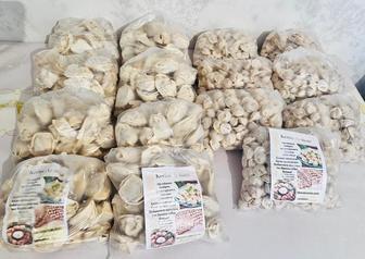 Домашние халал очень вкусный пельмени, манты, вареники