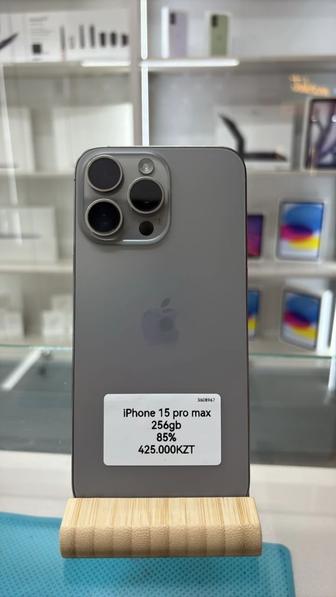 Продажа iPhone 15 pro max, 256gb, 85%