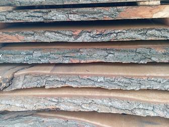 Продам доски не обрезные, слэбы, спилы торцевые дерева