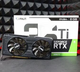 Продам игровую видеокарту Palit GeForce RTX 3060ti 8ГБ.