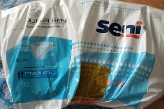 Seni подгузники для взрослых m2 30 шт