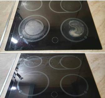 Муж на час, чистка полировка варочных панелей