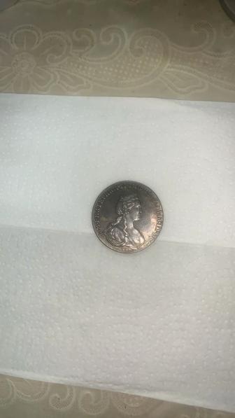 Рубль 1778 год Екатерина вторая серебро