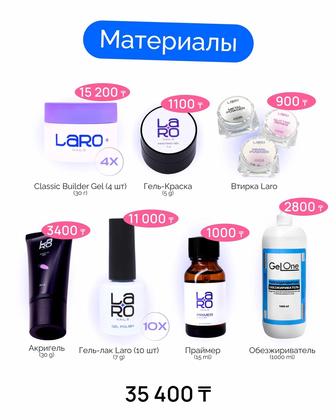 Материалы для маникюра LARO