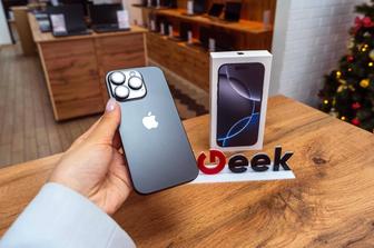 Новый iPhone 16 Pro. Black Titanium. 256GB. Запечатанный. Магазин Red Geek