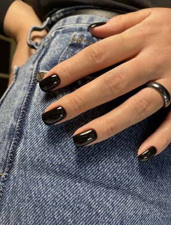 Маникюр с гель покрытием