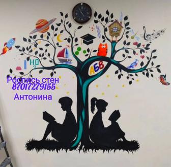Роспись стен . Картины на заказ