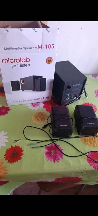 Продаю колонки Microlab iust listen Multimedia Speakers M105