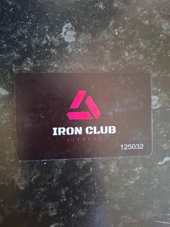 Продам карту Iron Club