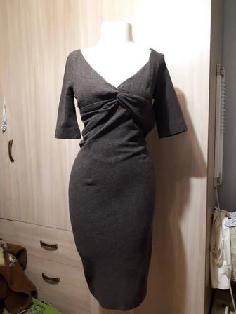 Платье шерсть Zara Basic S