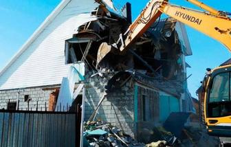 Снос частных домов ,мало этажных строений любого типа