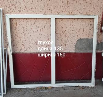 Пластиковое окно глухое. Без открывания.