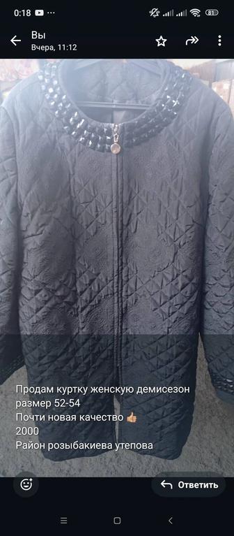Куртка демисезонная