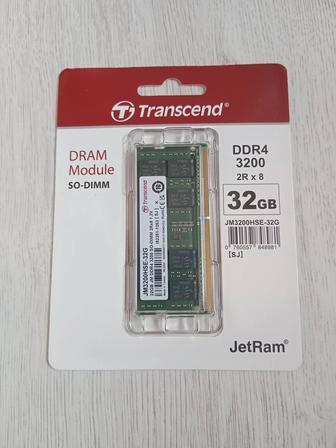 ОЗУ 32гб DDR4 3200MHz для ноутбука Transcend