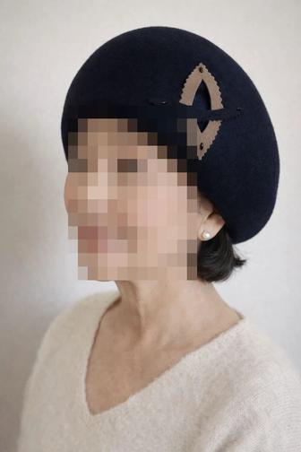 Женские Шапки таблетки фетровые новые