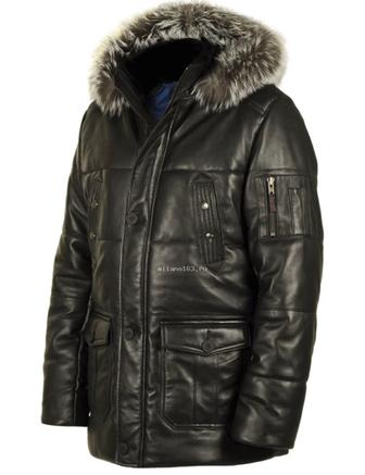 Кожаный пуховик PARKA POLAR STAR