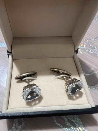 Серебряные запонки