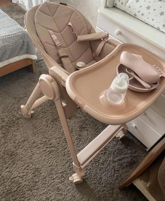 Детский стульчик для кормления happy baby