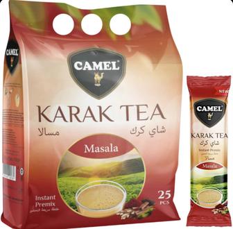 Camel Карак чай растворимый Масала с сахаром