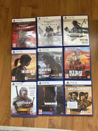 PS 5 игры ( диски на ps5)