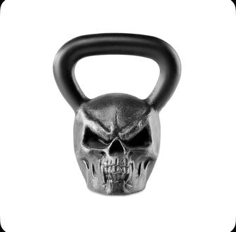 Гиря дизайнерская Череп 20кг