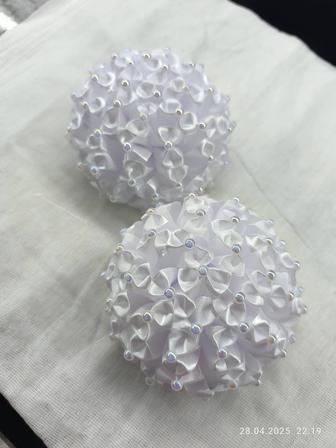 Пышные бантики на резинках