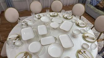 Аренда стол стулья посуда оформление