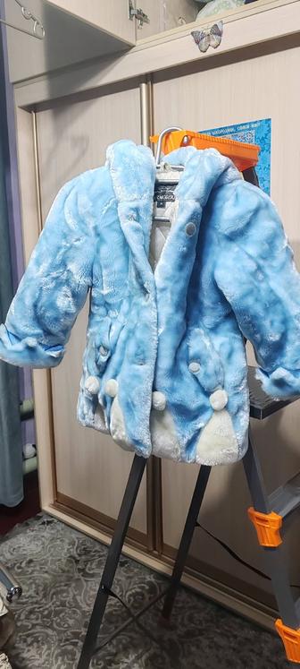 Детская зимняя шубка для девочек