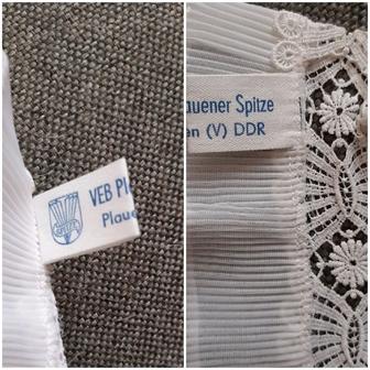 Винтаж-жабо Плауэнское кружево ГДР