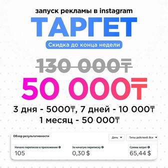 Запуск таргета, таргет, реклама, таргетолог