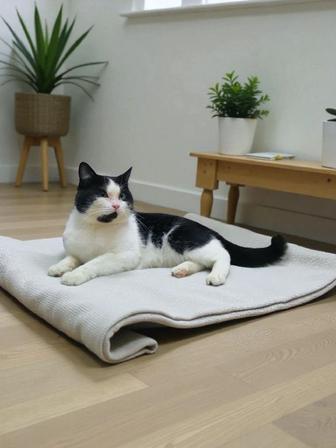 Котик ждет свою семью