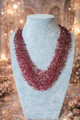 воздушка колье ручной работы