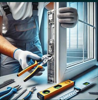 Ремонт окон регилировка замена ризина