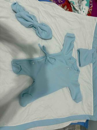 красивый комплект на выписку для новорожденного!