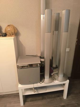 Продам комплект стерео от домашнего кинотеатра, 4 большие колонки, буфер,