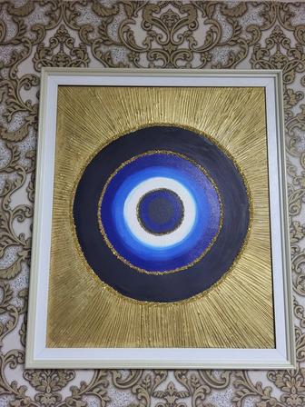 Картина Сила защиты ручной работы