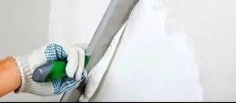 Левкас Покраска Откосы Штукатурка Обои шкурка Динаматаж и других вид работ