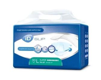 Подгузники для взрослых ID Slip L Super 7.5 капель 30 шт