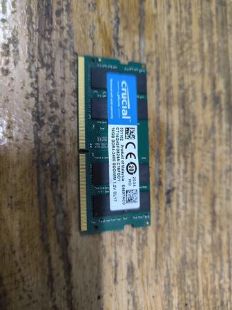 ОЗУ для ноутбука Crucial DDR4 16Gb, 2400Mhz