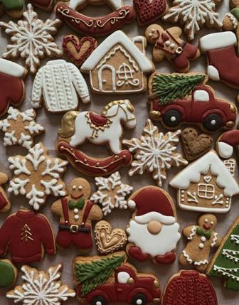 Имбирные пряники и пряничные домики ручной работы.