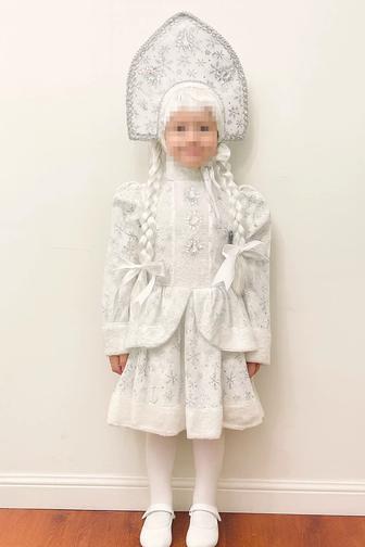 Новый костюм Снегурочки для девочки .