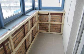 Утепление балкона и обшивка