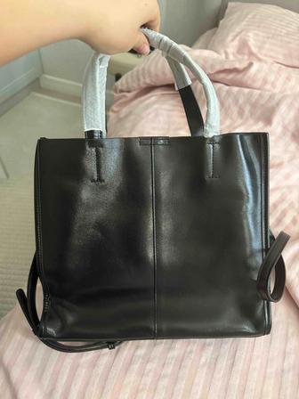 новая сумка маслянистая натуральная кожа