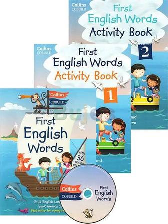 Collins First English Words - 3 книги на английском + CD диск