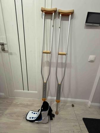 Ортез и костыли