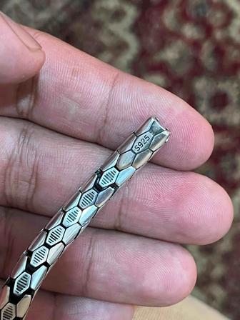 Мужской браслет Серебро