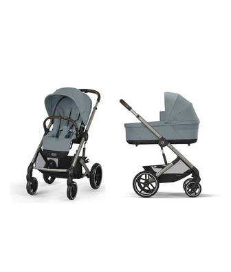Коляска универсальная 2 в 1 Cybex Balios S Lux TPE, голубой