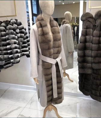 Пальто песец