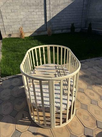 Манеж с матрасом